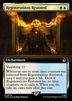 Regenerations Restored (WHO-435) - rare: (Extended Art)