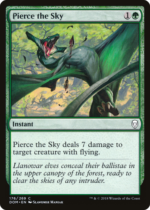 Pierce the Sky (DOM-176) - common - Foil