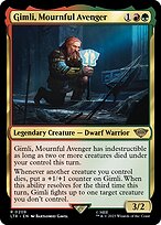 Gimli, Mournful Avenger (LTR-209) - rare