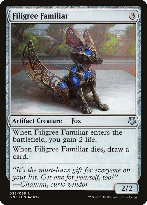 Filigree Familiar (GNT-052) - uncommon