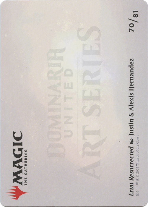 Ertai Resurrected // Ertai Resurrected (ADMU-070) - common (Borderless) - Foil