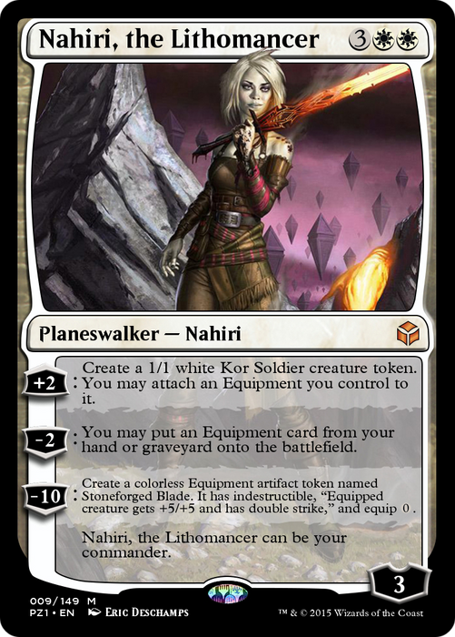 Nahiri, the Lithomancer (PZ1-009) - mythic - Foil