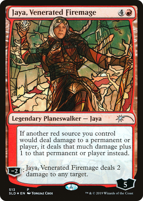 Jaya, Venerated Firemage (SLD-513) - uncommon - Foil