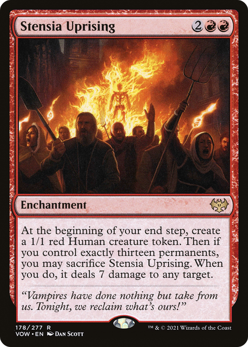 Stensia Uprising (VOW-178) - rare - Foil