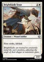 Brightblade Stoat (BLB-004) - uncommon