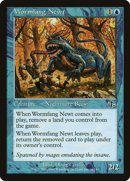 Wormfang Newt (JUD-059) - common - Foil