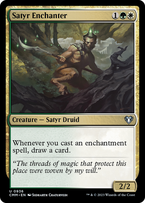 Satyr Enchanter (CMM-936) - uncommon