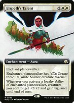 Elspeth's Talent (MOC-080) - rare: (Extended Art)