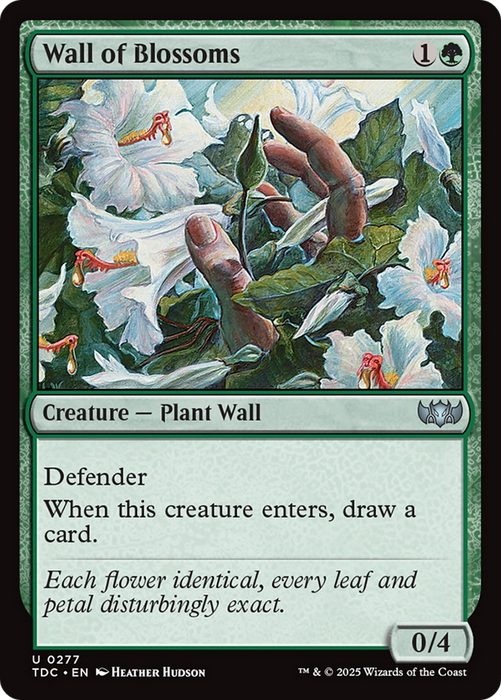 Wall of Blossoms (TDC-277) - uncommon
