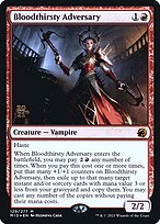 Bloodthirsty Adversary (PRE-129S) - mythic - Foil