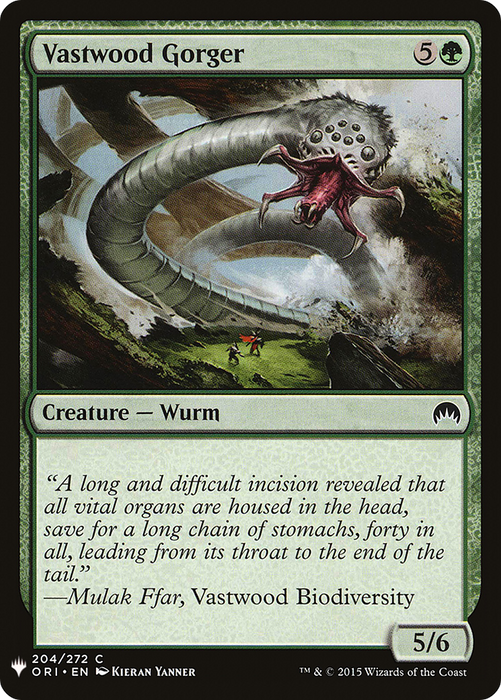 Vastwood Gorger (LIST-ORI-204) - common