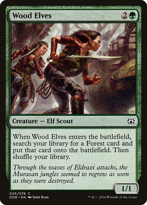 Wood Elves (DDR-025) - common