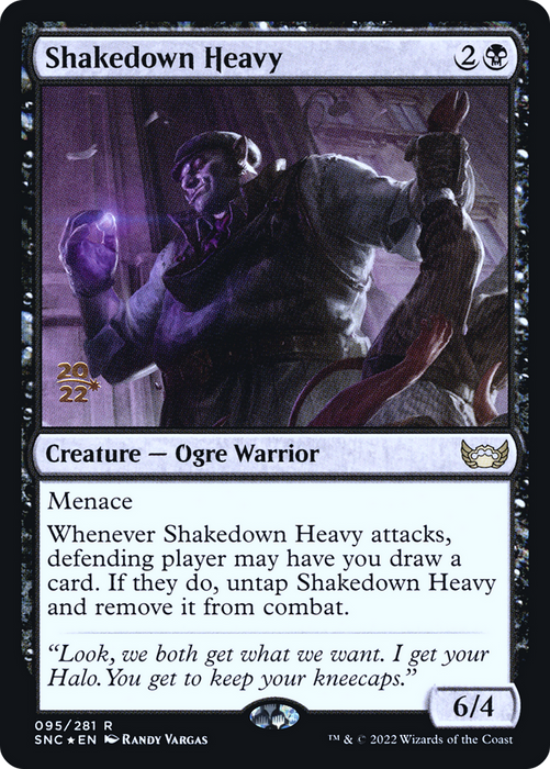 Shakedown Heavy (PRE-95S) - rare - Foil