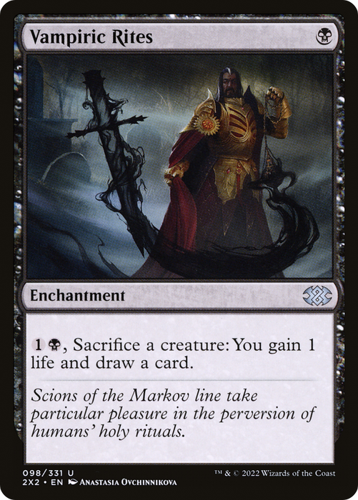 Vampiric Rites (2X2-098) - uncommon