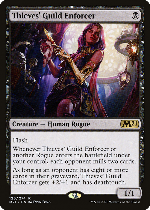 Thieves' Guild Enforcer (M21-125) - rare - Foil