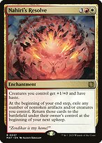 Nahiri's Resolve (MAT-037) - rare - Foil