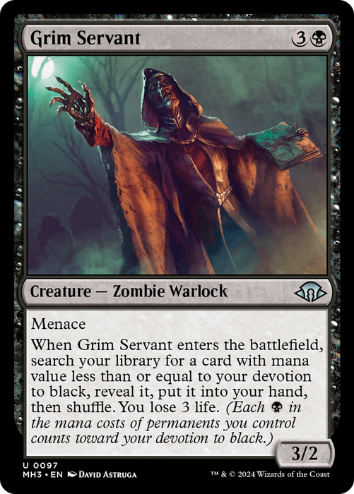 Grim Servant (MH3-097) - uncommon