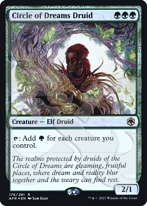 Circle of Dreams Druid (AFR&-176A) - rare - Foil