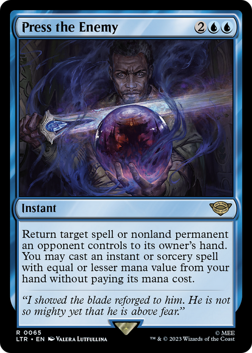 Press the Enemy (LTR-065) - rare - Foil