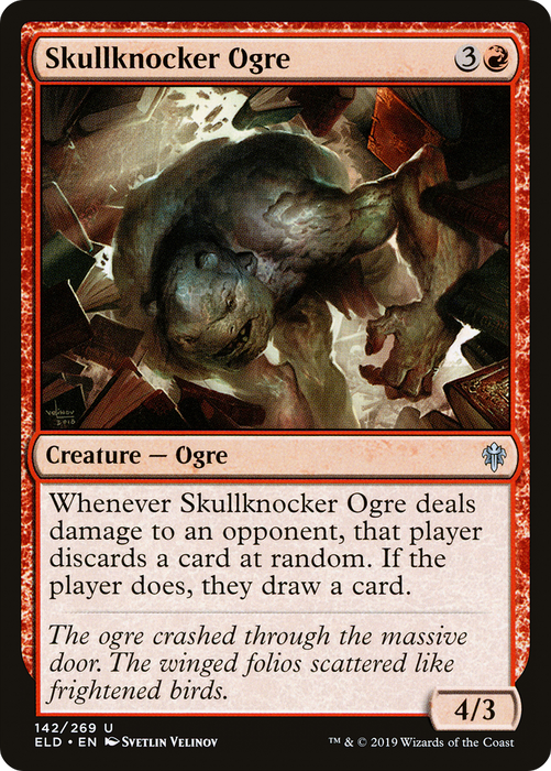 Skullknocker Ogre (ELD-142) - uncommon - Foil