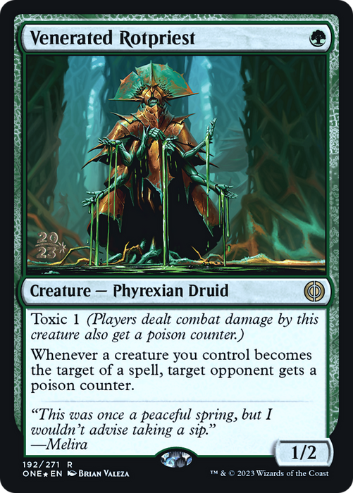 Venerated Rotpriest (PRE-192S) - rare - Foil