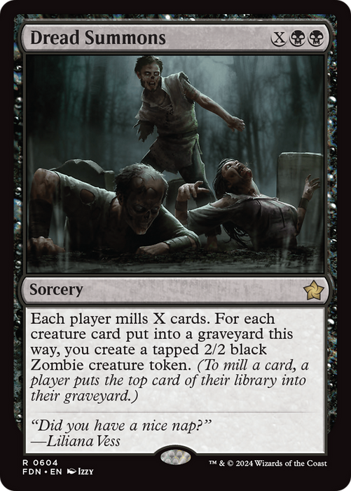 Dread Summons (FDN-604) - rare