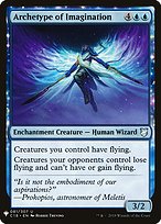 Archetype of Imagination (LIST-C18-81) - uncommon: (enchantment)