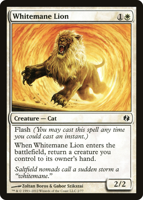 Whitemane Lion (DDI-002) - common