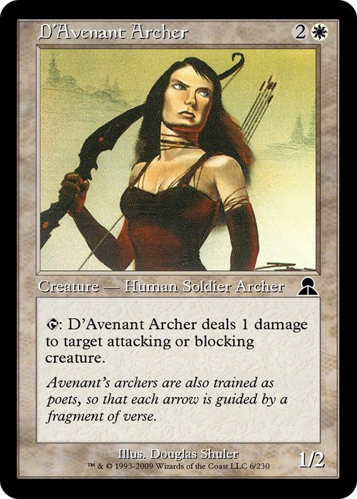 D'Avenant Archer (ME3-006) - common - Foil