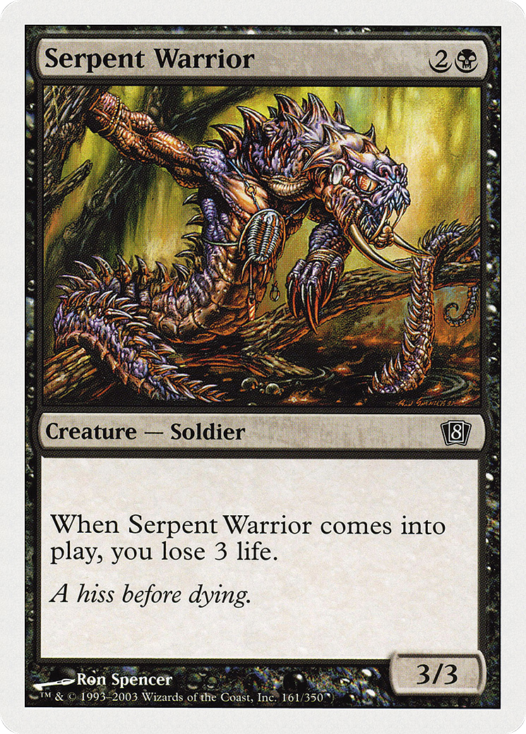 Serpent Warrior (8ED-161) - common