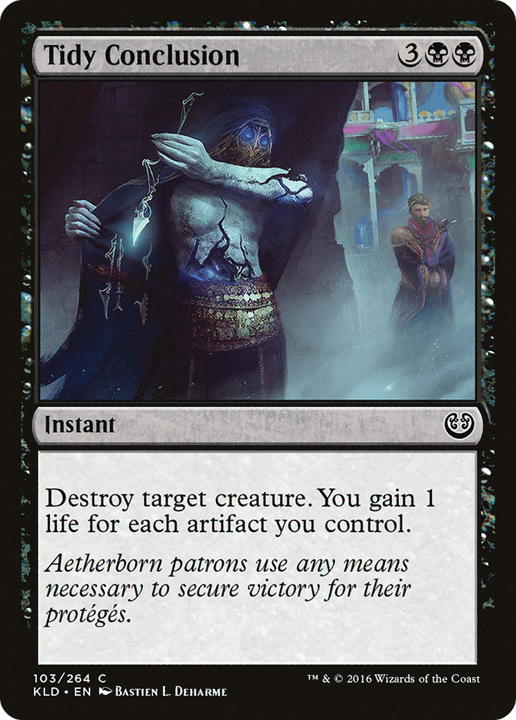 Tidy Conclusion (KLD-103) - common