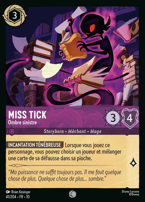 Miss Tick - Ombre sinistre (41/204) - LDLP - Commune - Cold Foil