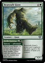 Beanstalk Giant // Fertile Footsteps (CMM-275) - uncommon
