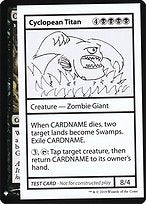 Cyclopean Titan (CMB1-040) - rare