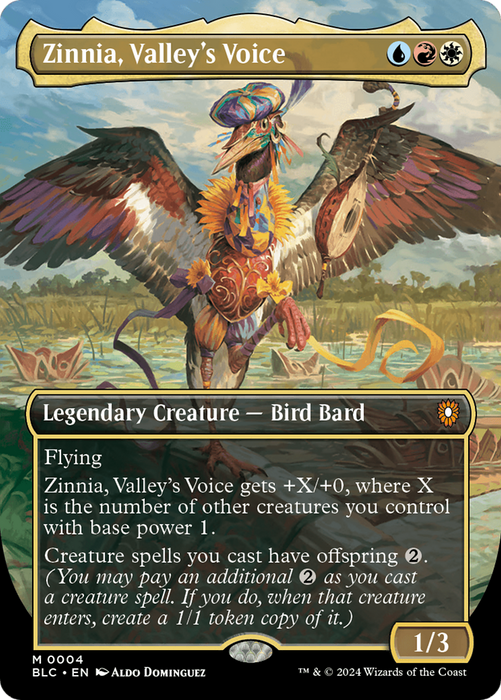 Zinnia, Valley's Voice (BLC-004) - mythic (Borderless) - Foil