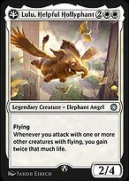 Lulu, Helpful Hollyphant (HBG-03W) - uncommon