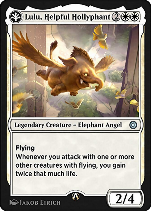 Lulu, Helpful Hollyphant (HBG-03W) - uncommon