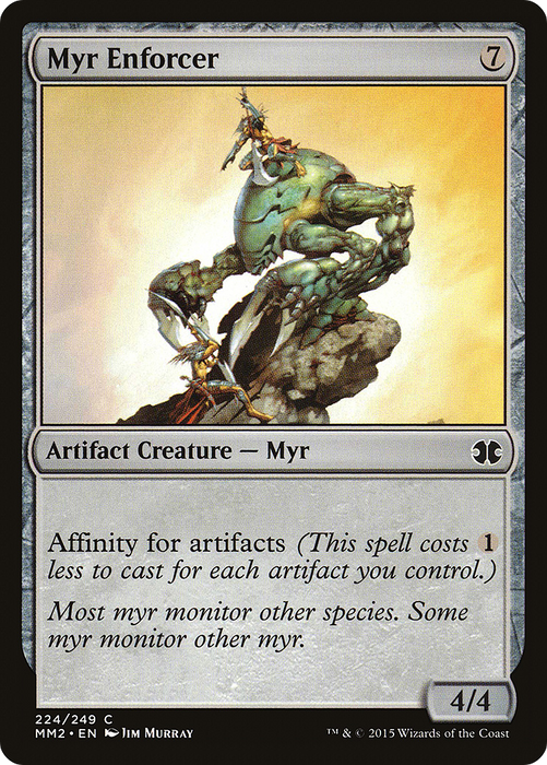 Myr Enforcer (MM2-224) - common - Foil