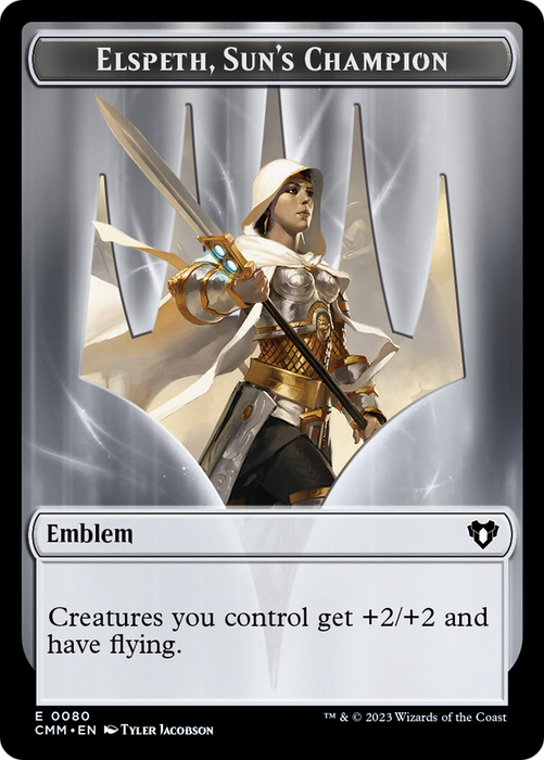 Elspeth, Sun's Champion Emblem (TCMM-080) - common - Foil