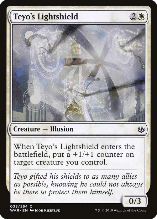 Teyo's Lightshield (WAR-033) - common - Foil