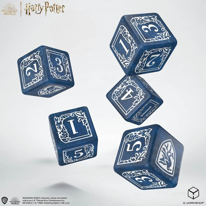 Harry Potter Serdaigle - Dés et Sac (Ensemble de 5 D6)