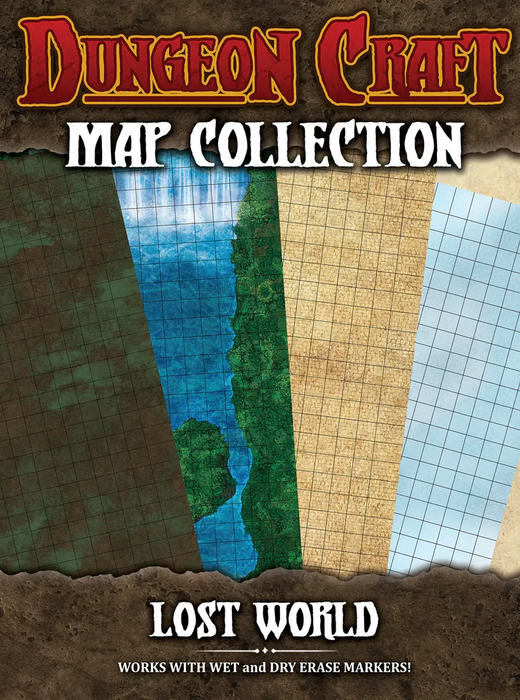 Dungeon Craft: Map Collection - Lost World (Pack of 4)
