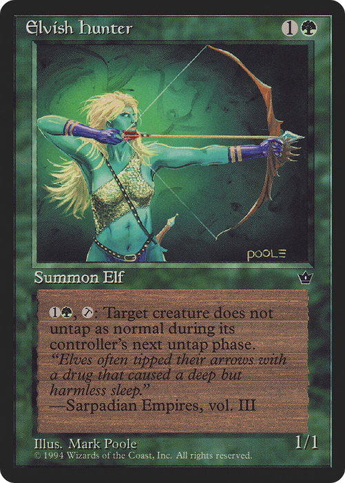 Elvish Hunter (FEM-67A) - common