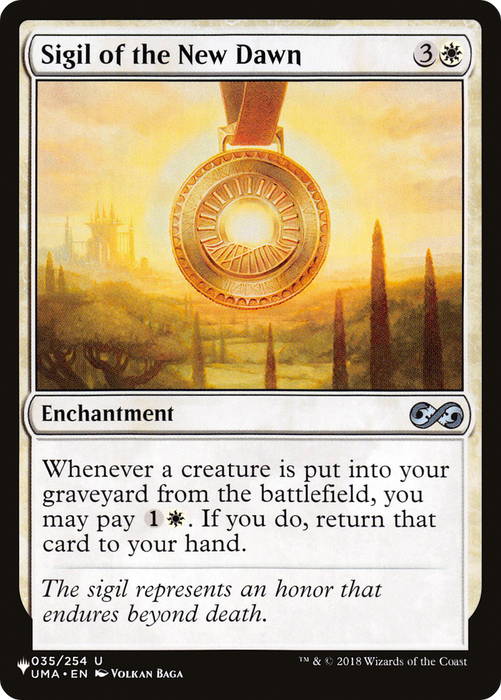 Sigil of the New Dawn (LIST-UMA-35) - uncommon