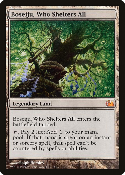 Boseiju, Who Shelters All (V12-002) - mythic - Foil