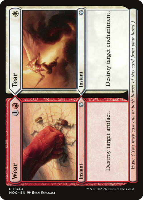 Wear // Tear (MOC-343) - uncommon