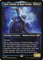 Atris, Oracle of Half-Truths (MUL-034) - rare: (Showcase) - Foil