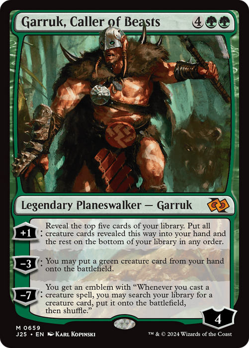 Garruk, Caller of Beasts (J25-659) - mythic