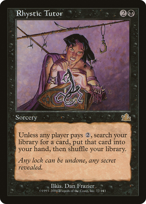 Rhystic Tutor (PCY-077) - rare - Foil