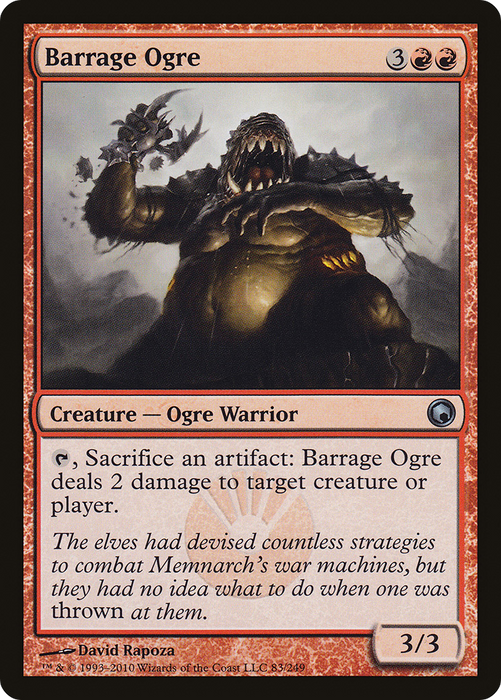 Barrage Ogre (SOM-083) - uncommon